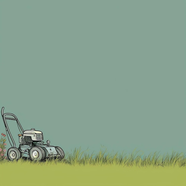 Photo grass cutting