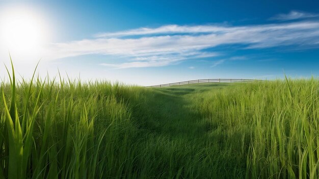 Grass field at daytime