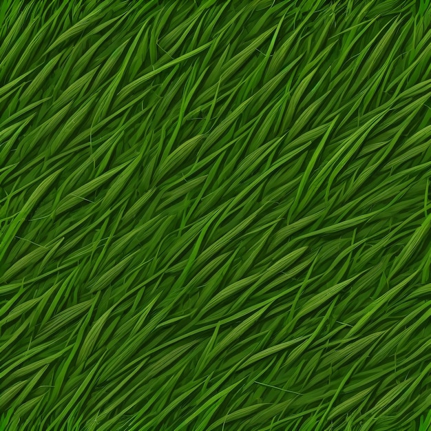 The grass is green and the color is a very bright green color.