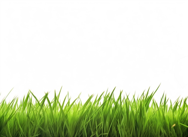 Grass isolated on white background