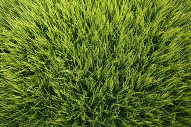 Grass with sharp ends shot in the direction of the wind