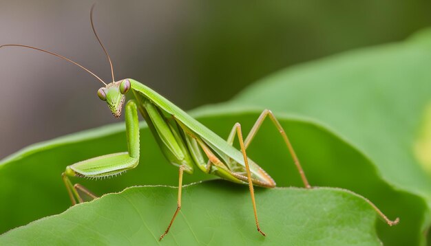 Photo a grasshopper is sitting on a leaf with the word grass on it