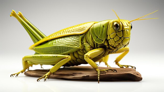 grasshopper isolated on white background Generative AI