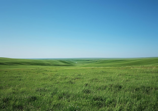 Photo grasslands are vast areas of land covered with grass