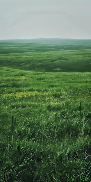 Photo grasslands of inner mongolia china
