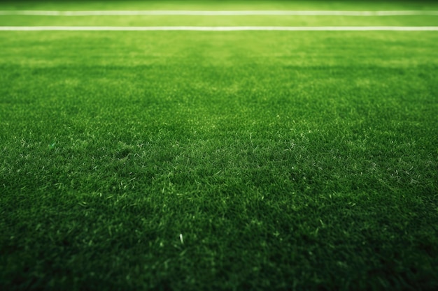 Grassy background field for football