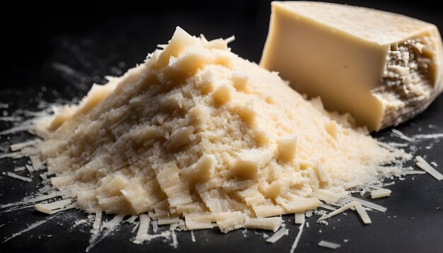 Grated aged italian parmesan cheese