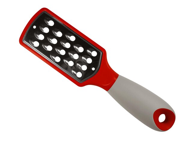 Photo grater isolated red