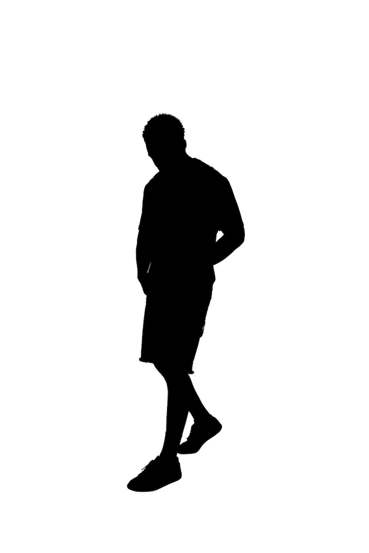 Foto gratis collectie van silhouetten van vectormodellen