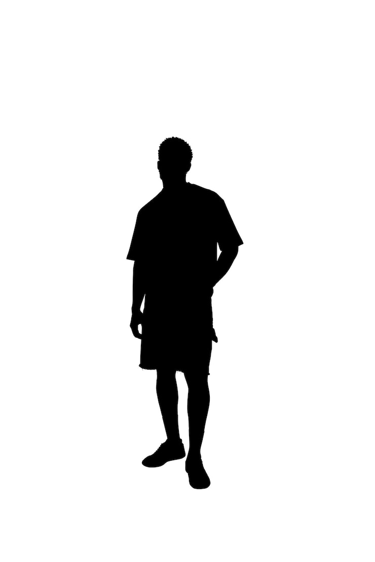 Foto gratis collectie van silhouetten van vectormodellen