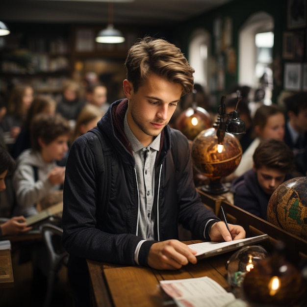 Gratis foto basisschoolleerlingen in de klas