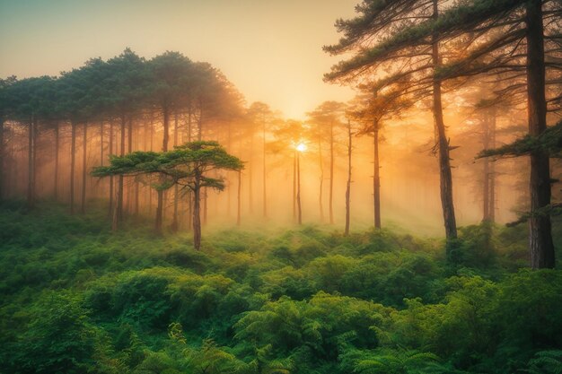 Gratis foto bezienswaardigheid bos toerisme zonsopgang beroemde oude