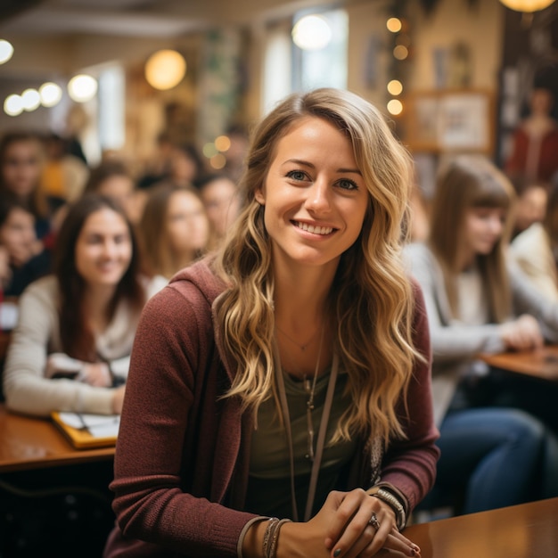 Gratis foto groep kinderen die aandacht besteden aan de klas