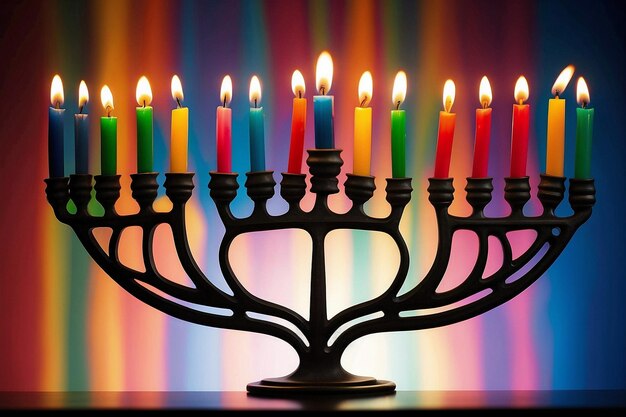 Foto gratis foto hanukkah kaarsen