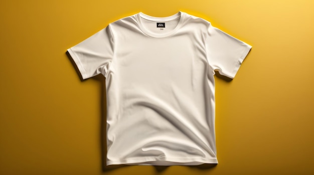 Gratis foto Nieuwe kleurrijke t-shirts mockup met kopieerruimte op drak kleur achtergrond