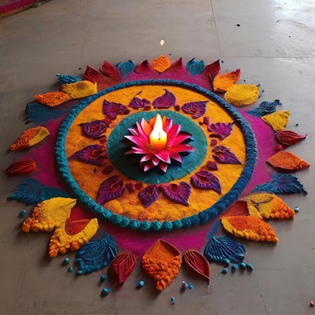 Gratis foto Rangoli foto's