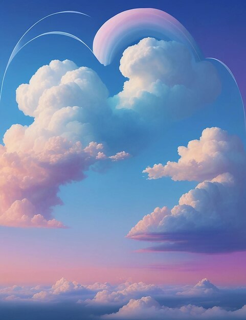 Gratis foto van Valentijnsdag kunstwerken wolken die een ingewikkeld gedetailleerd hart vormen