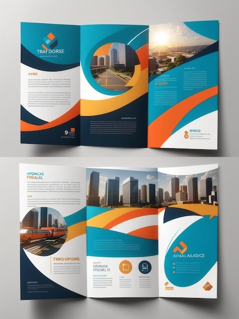 Gratis ontwerp van brochure