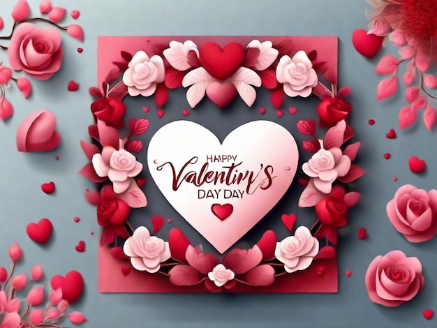 Foto gratis realistische valentijnsdag achtergrond