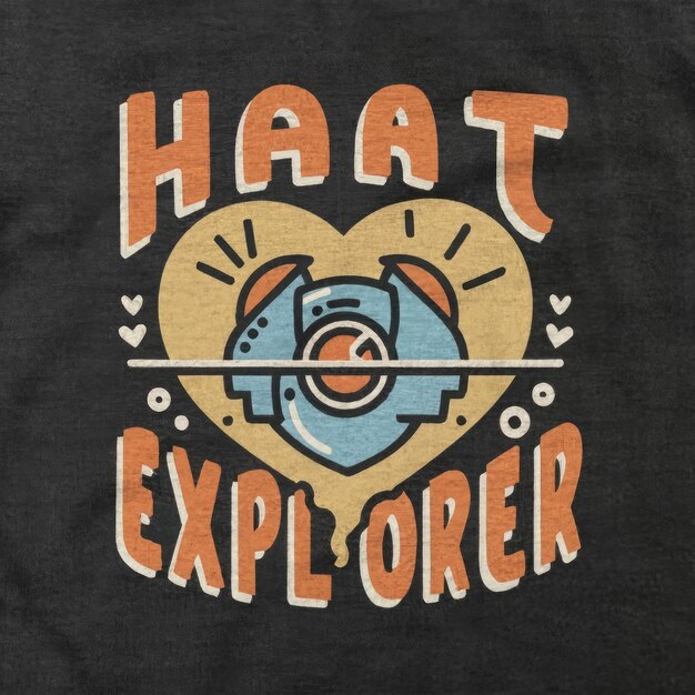 Foto gratis t-shirtontwerp voor valentijnsdag