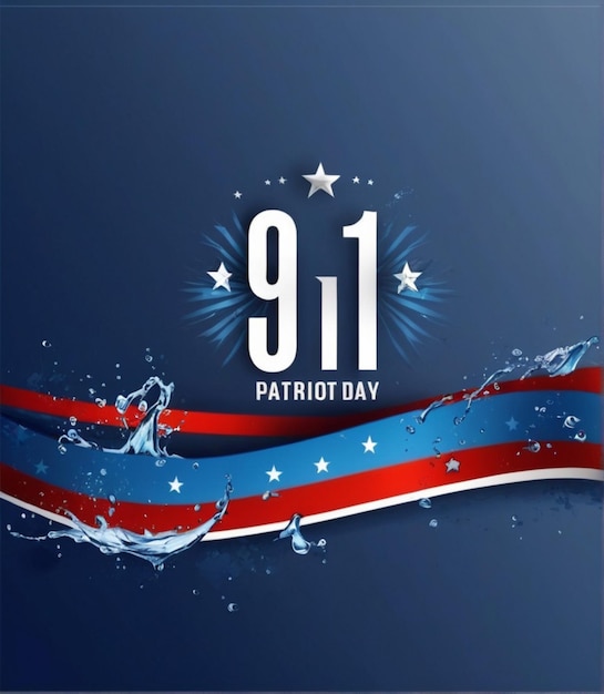 Gratis water vector 911 patriottische dag