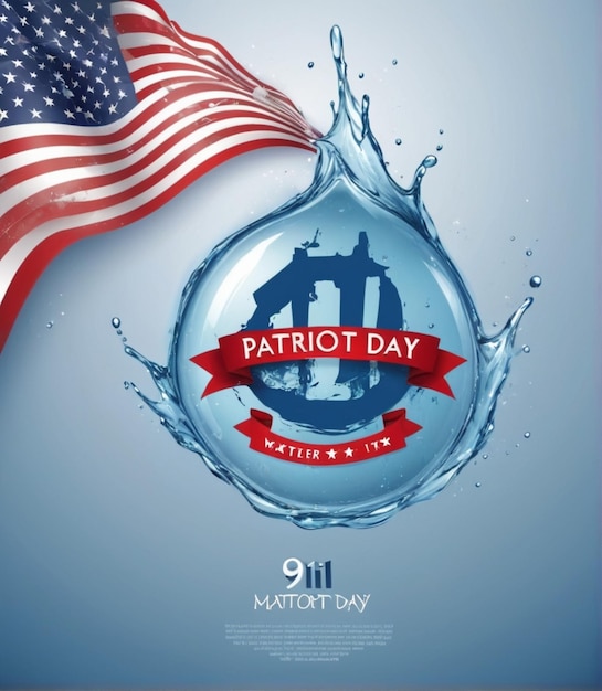 Gratis water vector 911 patriottische dag