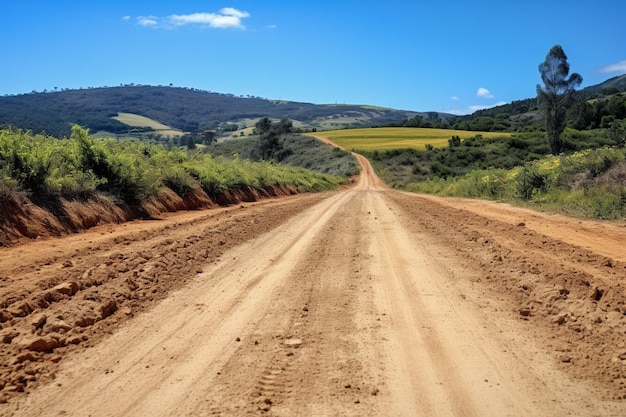 Gravel Groove Dirt Road fietsfoto