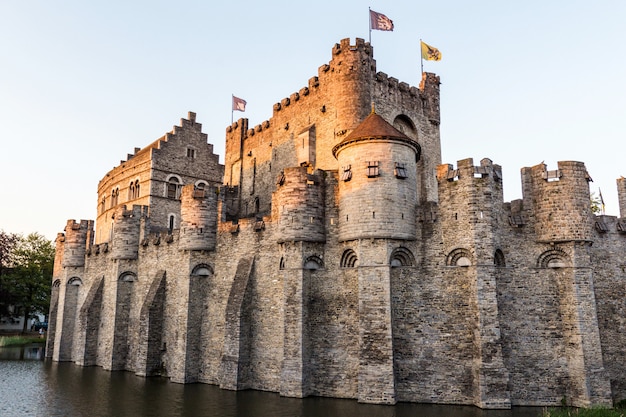 The Gravensteen castle in Belgium