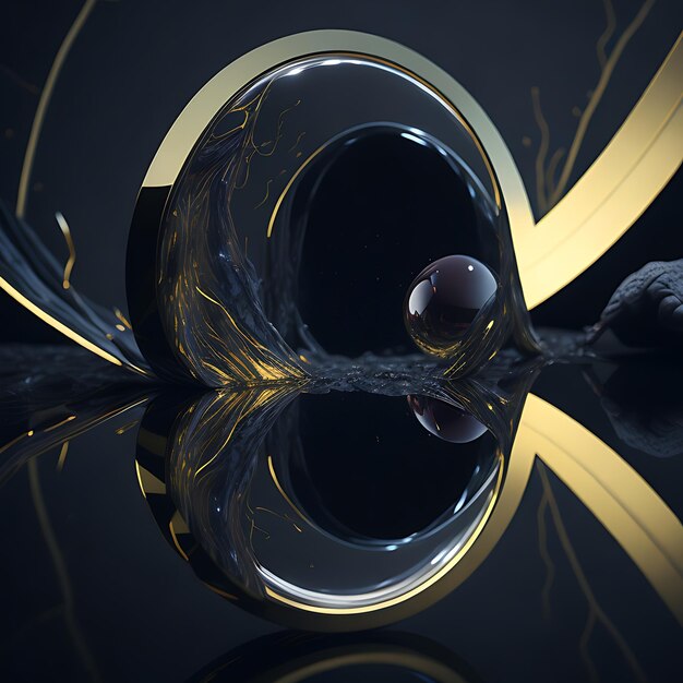 gravitation mirror abstract