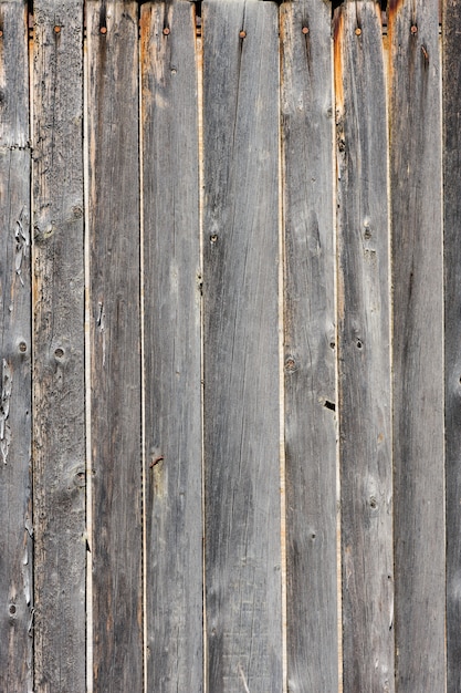 Gray aged wooden boards background