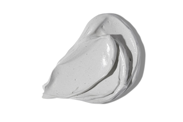 Серый косметический крем, мазок, пятно, косметический продукт по уходу за кожей, текстура крема, лосьона, маска, образец