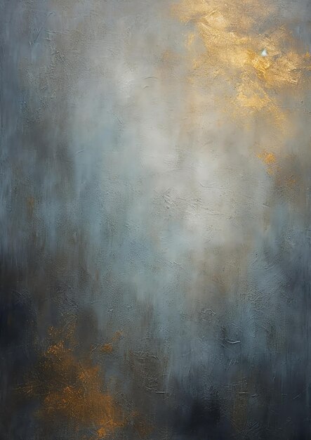 Photo gray and blue colors with golden touch modern painting wall decor background backdrop