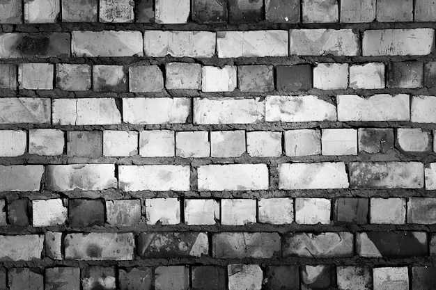 Gray brick wall closeup