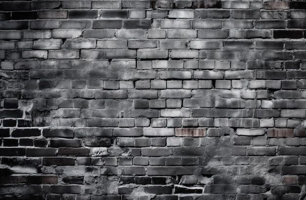 Gray brick wall