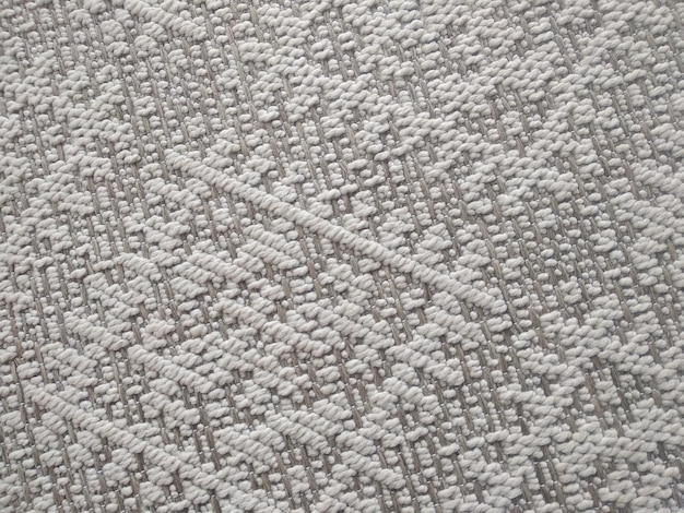 Gray carpet with white pattern