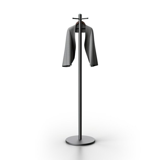 Серый цвет вектор градиента стойки для пальто белый фон ISO