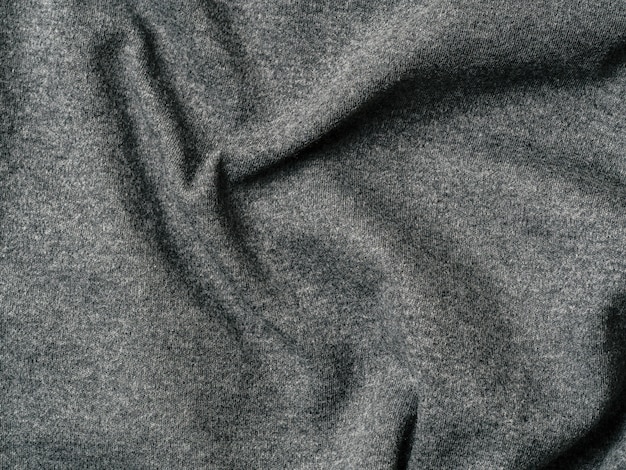 Gray cotton jersey fabric texture