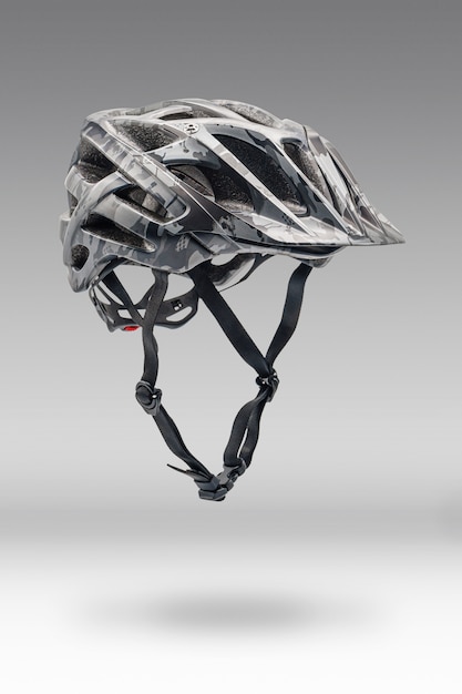 Casco da ciclismo grigio