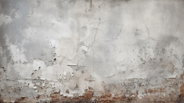 Gray damaged plaster wall background