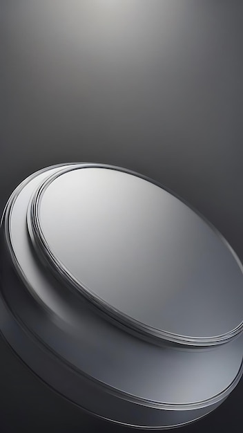 Gray empty blur template circle