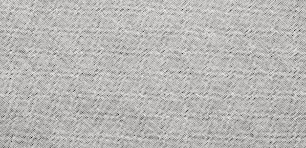 Foto tessuto grigio sfondo lino trama di tessuto naturale