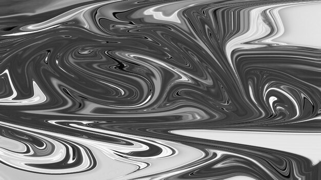 Gray fluid art marbling paint textured background