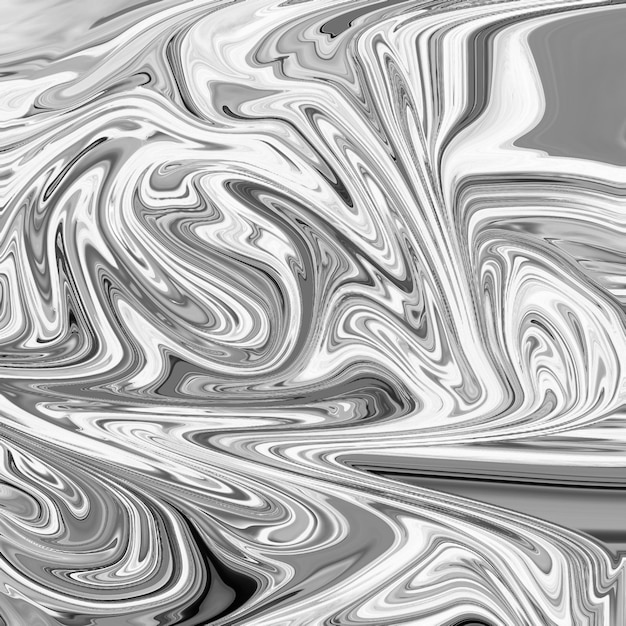 Gray fluid art marbling paint textured background