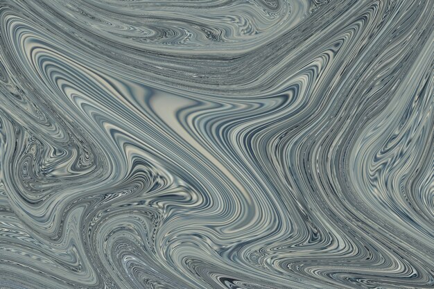 Gray fluid art marbling paint textured background