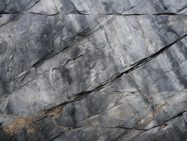 Gray Granite Stone Background Aged Rough Rock Material Texture Top View