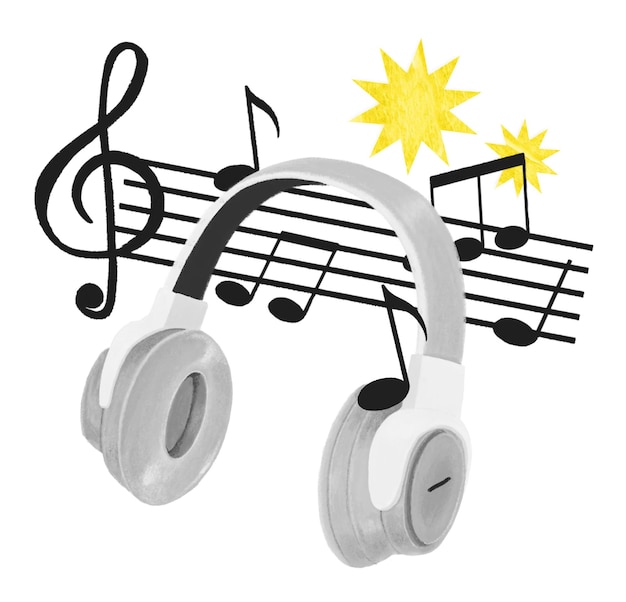 gray headphones png music lover aesthetic remix transparent background