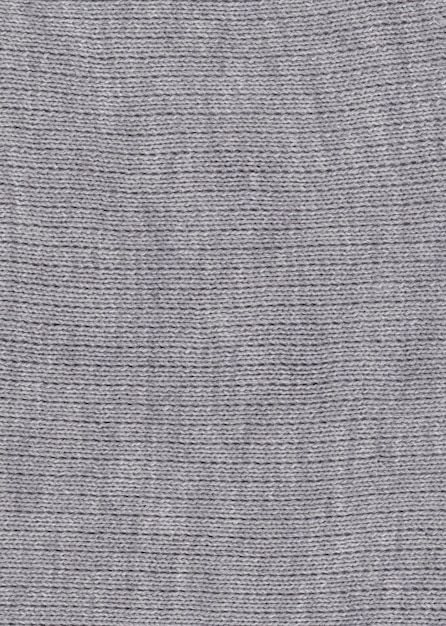 Gray knitted fabric