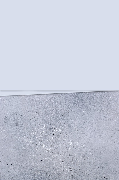 Gray layout on a concrete background Design elements or portfolio Copy space