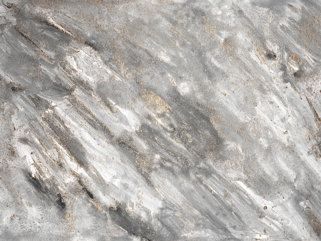 Серый мраморный холст абстрактная живопись фон с золотой, бронзовой текстурой. Современная Иллюстрация