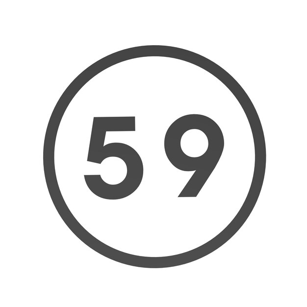 Gray number 0 in a circle on a white background Numbers and numbers Numbering Rendering an image
